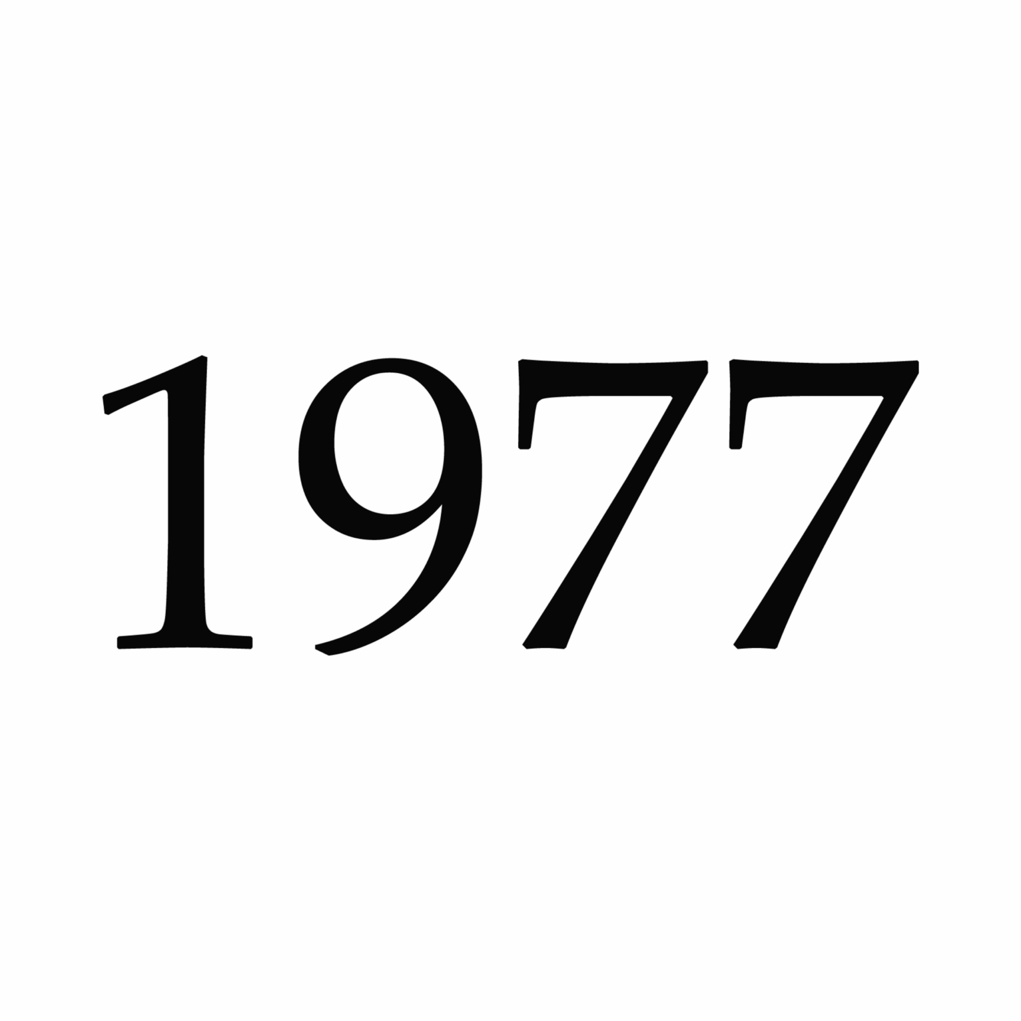 1977 watch brand logo