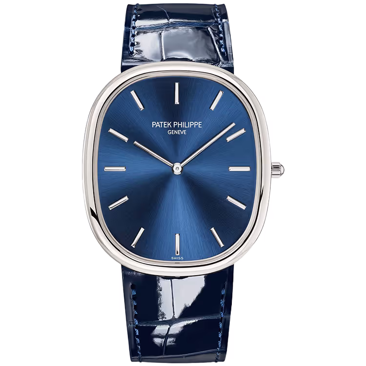 Patek Philippe Golden Ellipse Blue Dial