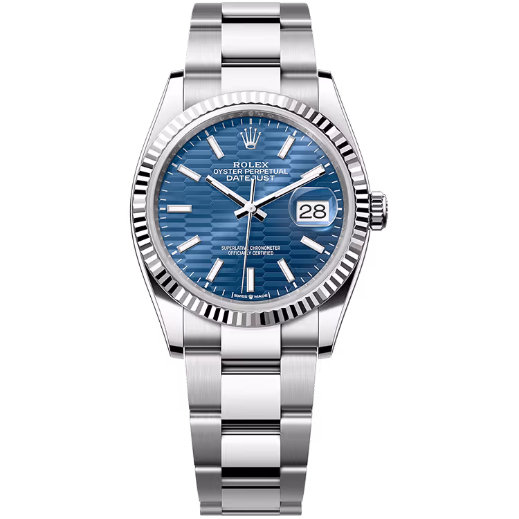 Rolex Datejust Blue Motif Dial