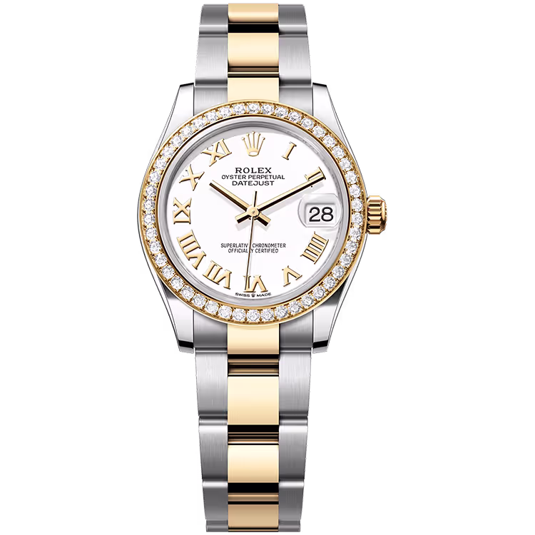 Rolex Datejust White Roman Dial