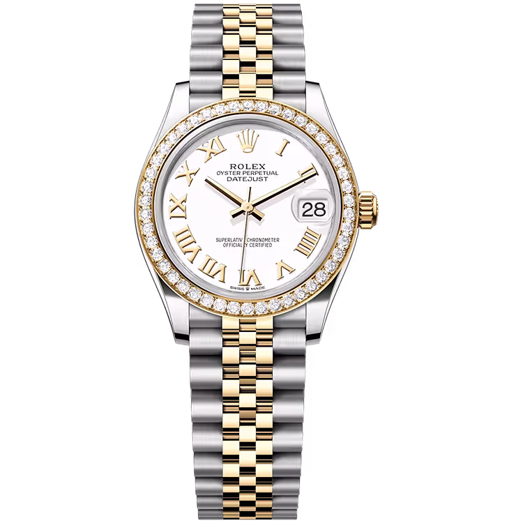 Rolex Datejust White Roman Dial