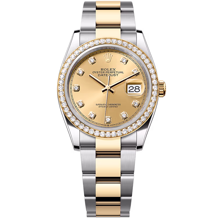 Rolex Datejust Champagne Diamond Dial