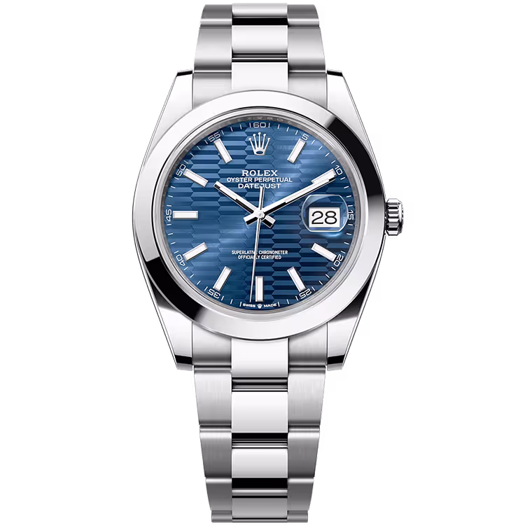 Rolex Datejust Blue Motif Dial