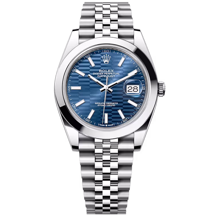 Rolex Datejust Blue Motif Dial