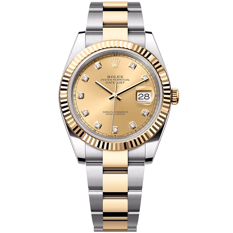 Rolex Datejust Champagne Diamond Dial