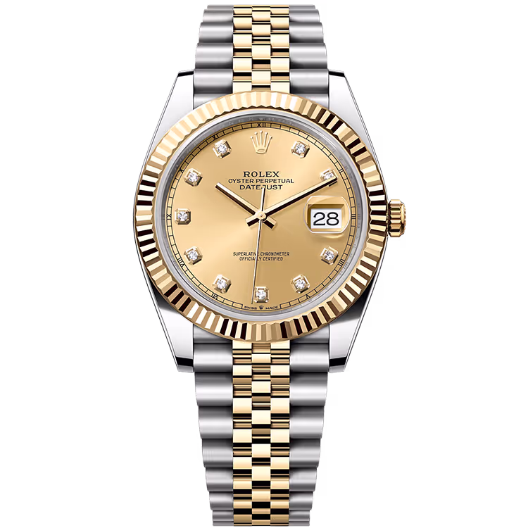 Rolex Datejust Champagne Diamond Dial