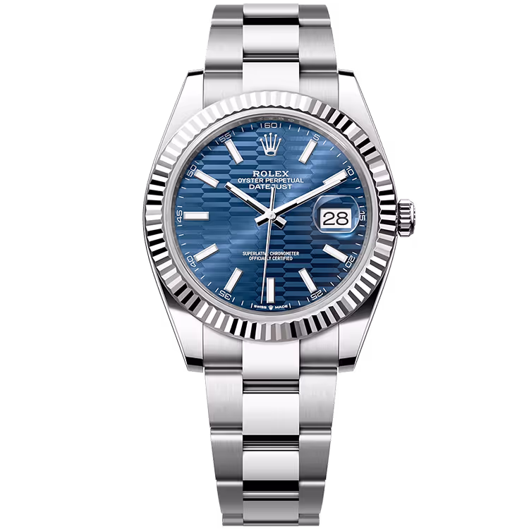 Rolex Datejust Blue Motif Dial