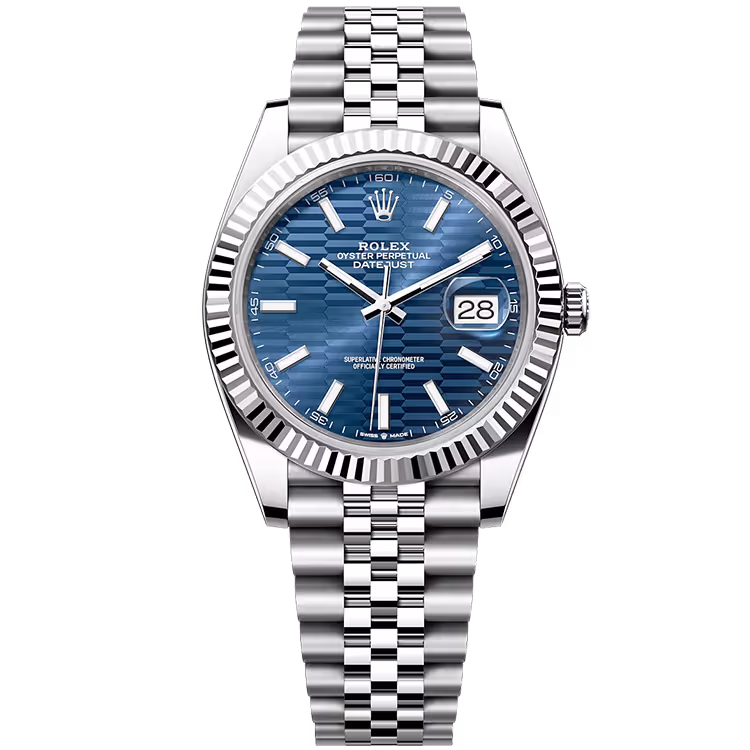 Rolex Datejust Blue Motif Dial