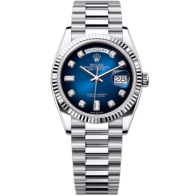 Rolex Day-Date Blue Ombre Diamond Dial