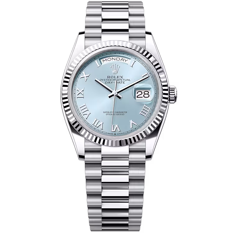 Rolex Day-Date Ice Blue Roman Dial