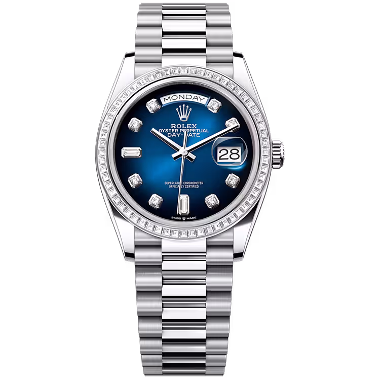 Rolex Day-Date Blue Ombre Diamond Dial