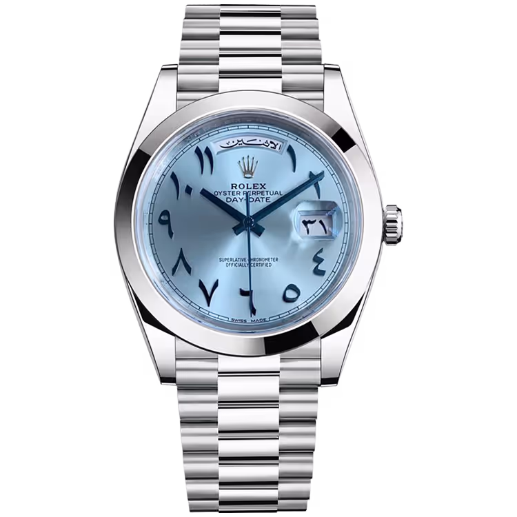 Rolex Day-Date Ice Blue Arabic Dial