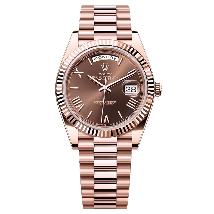 Rolex Day-Date Chocolate Roman Dial