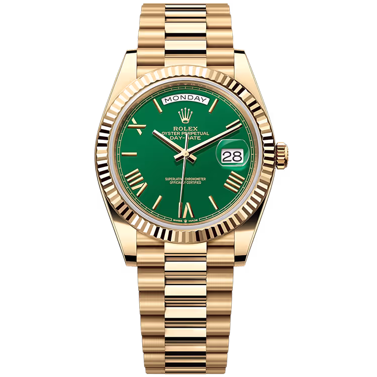 Rolex Day-Date Green Roman Dial