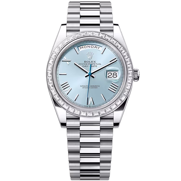 Rolex Day-Date Ice Blue Roman Dial