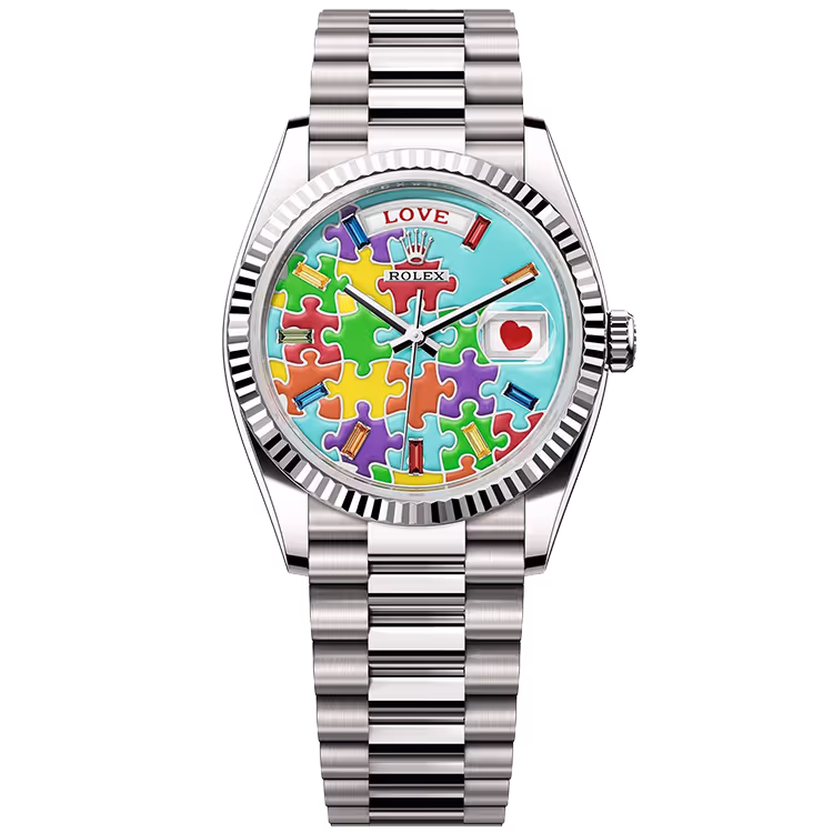 Rolex Day-Date Emoji Puzzle Dial