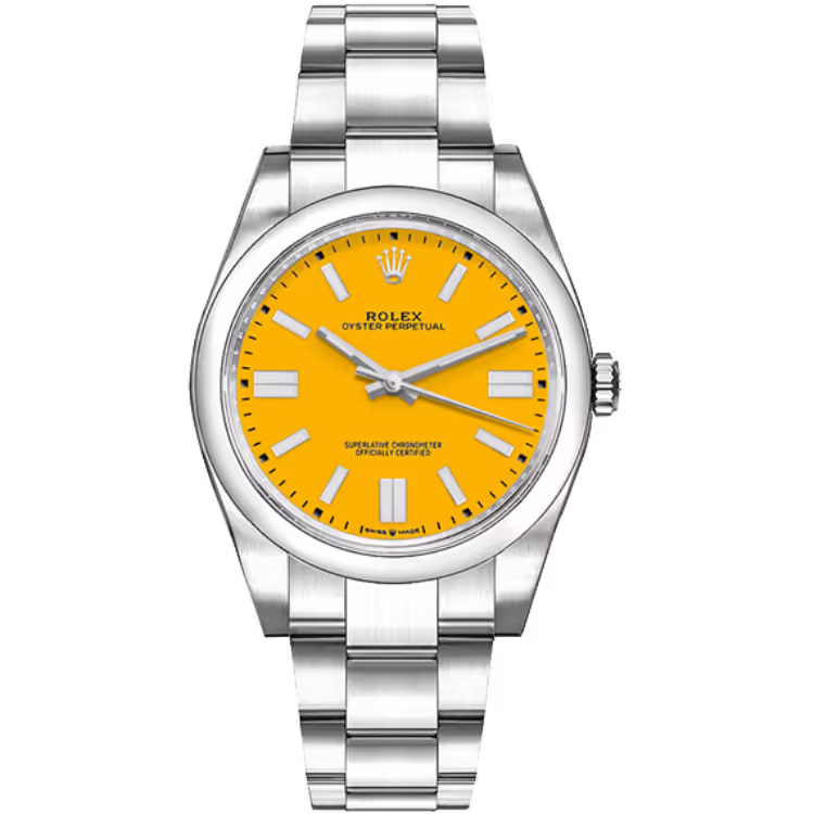 Rolex Oyster Perpetual Yellow Dial
