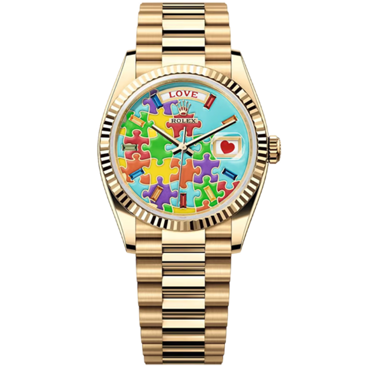 Rolex Day-Date Emoji Puzzle Dial