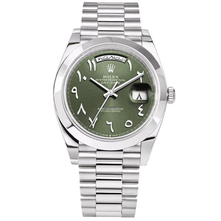 Rolex Day-Date Olive Arabic Dial