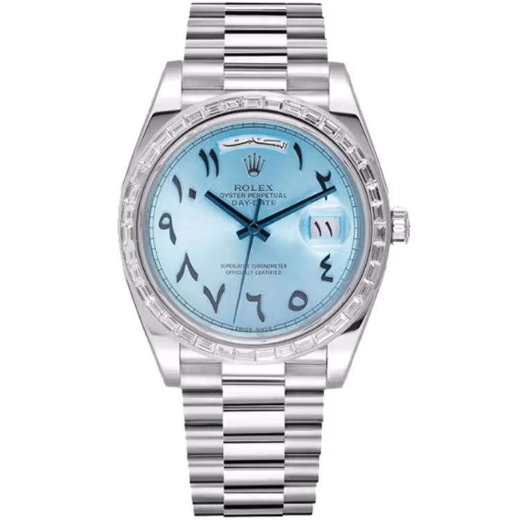 Rolex Day-Date Ice Blue Arabic Dial