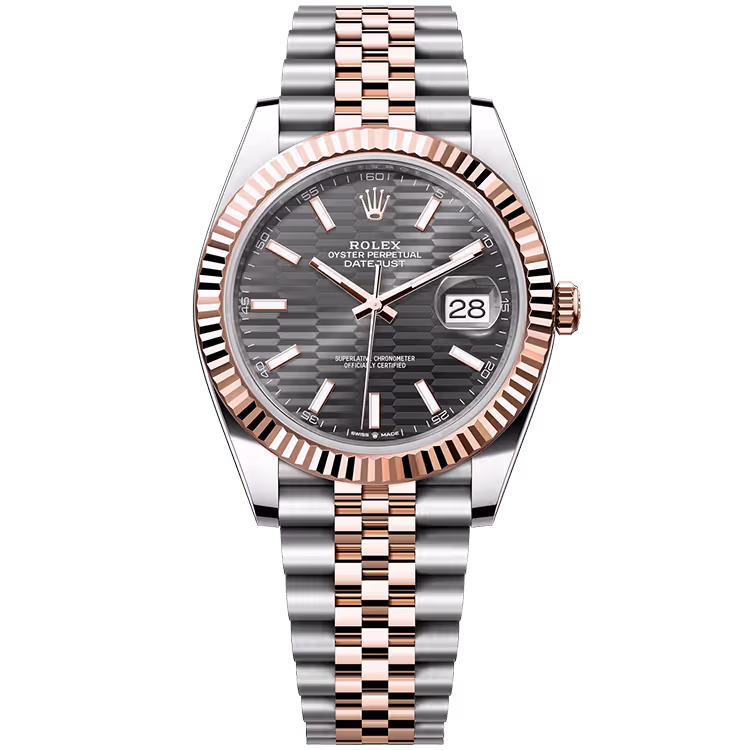 Rolex Datejust Rhodium Motif Dial