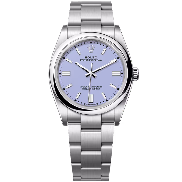 Rolex Oyster Perpetual Lavender Dial