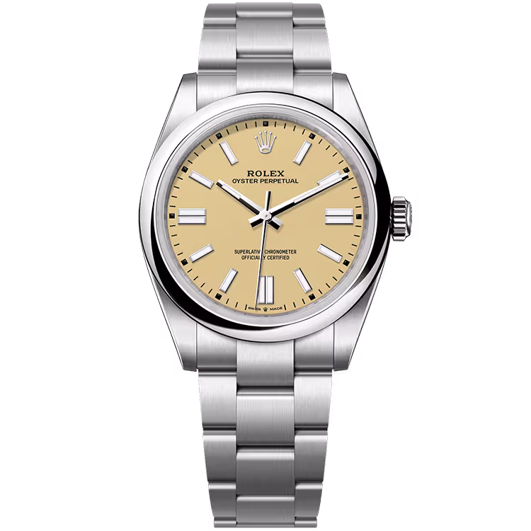 Rolex Oyster Perpetual Champagne Dial