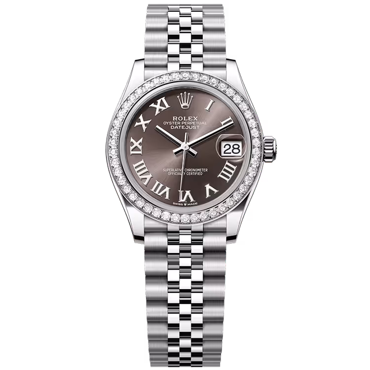 Rolex Datejust Rhodium Roman Dial
