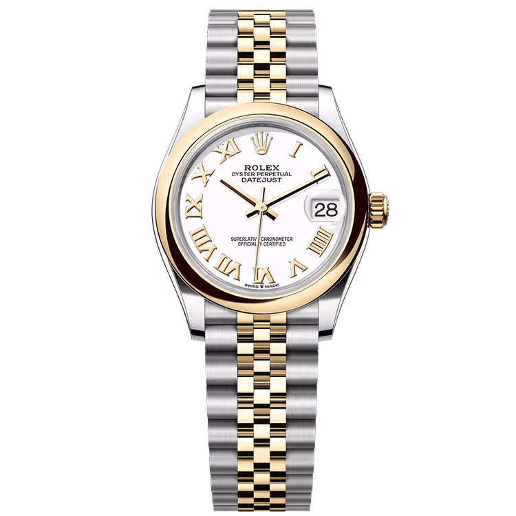Rolex Datejust White Roman Dial