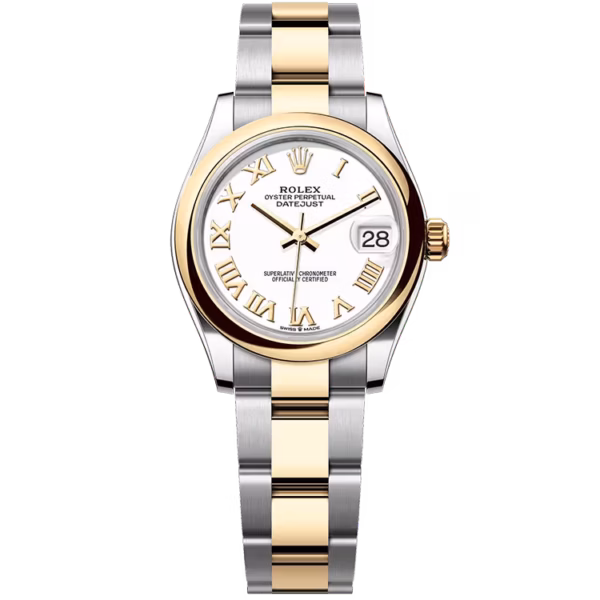 Rolex Datejust White Roman Dial