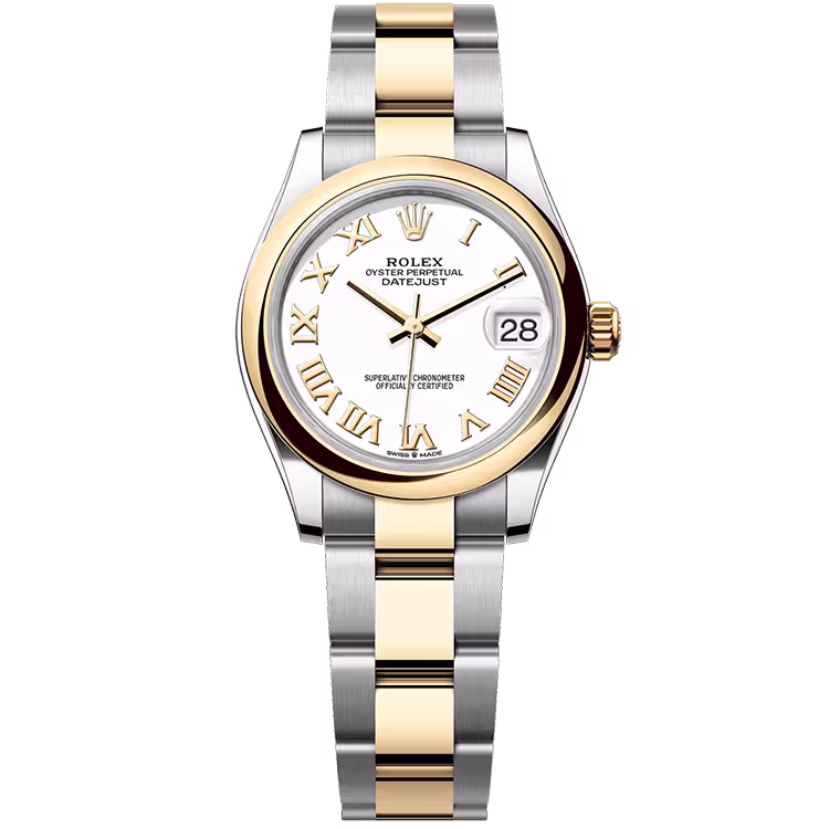 Rolex Datejust White Roman Dial