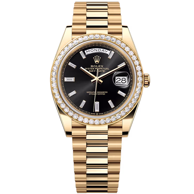 Rolex Day-Date Black Diamond Dial