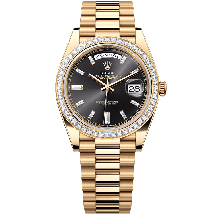 Rolex Day-Date Black Diamond Dial