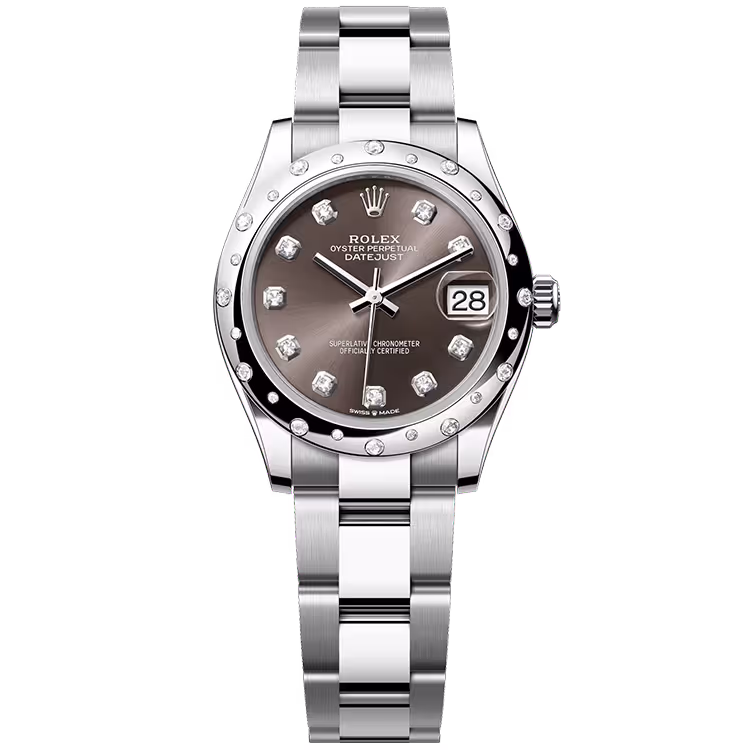 Rolex Datejust Rhodium Diamond Dial