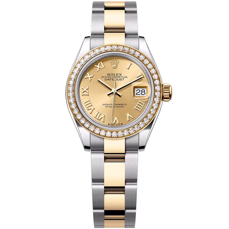 Rolex Datejust Champagne Roman Dial