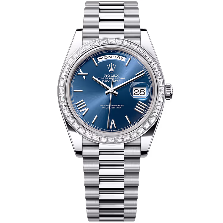 Rolex Day-Date Blue Roman Dial