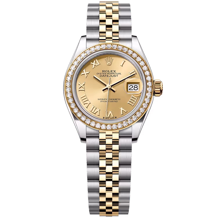 Rolex Datejust Champagne Roman Dial