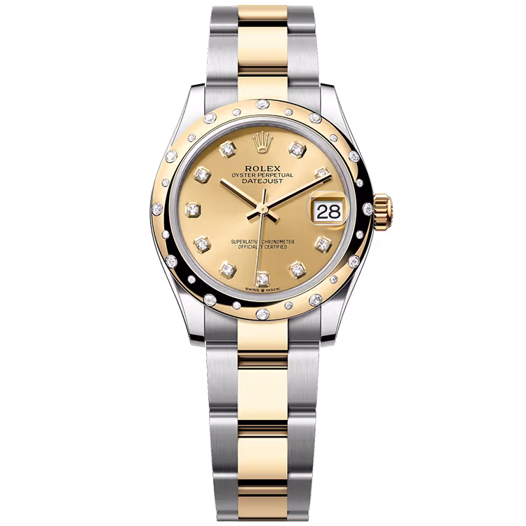 Rolex Datejust Champagne Diamond Dial