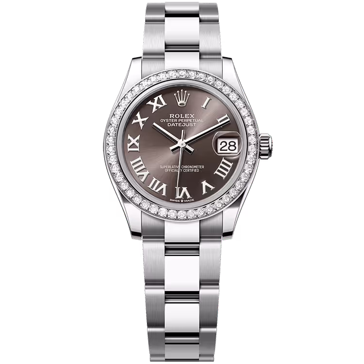 Rolex Datejust Rhodium Roman Dial