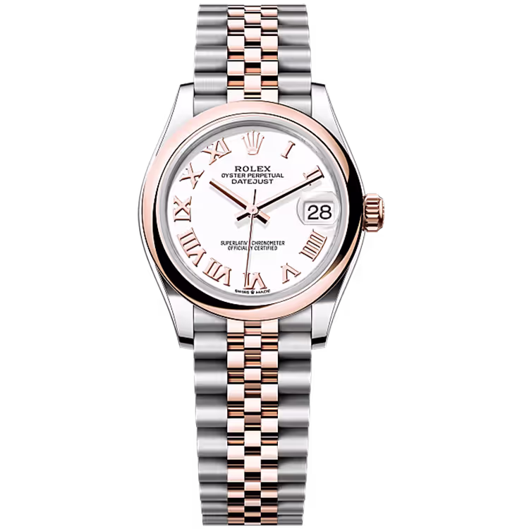Rolex Datejust White Roman Dial