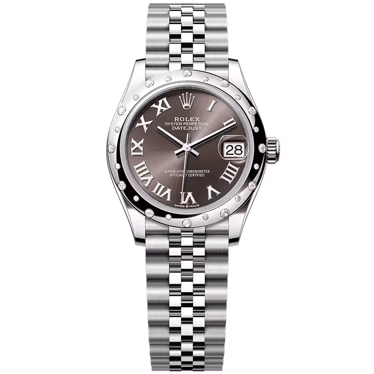 Rolex Datejust Rhodium Roman Dial