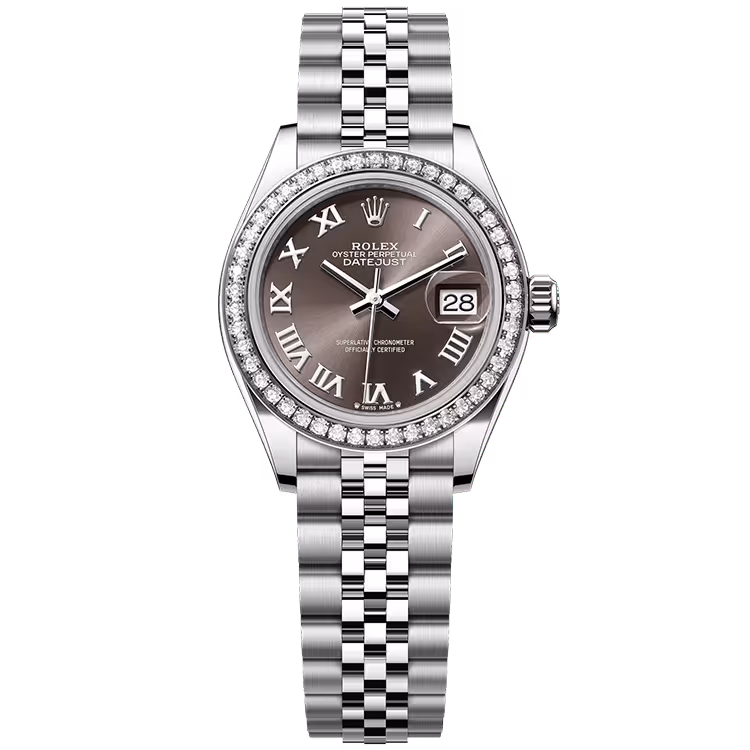 Rolex Datejust Rhodium Roman Dial
