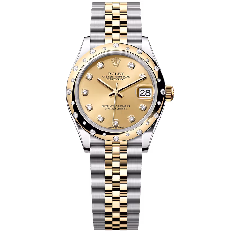 Rolex Datejust Champagne Diamond Dial