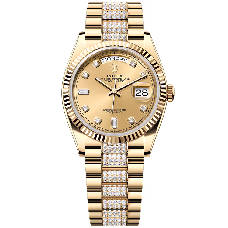 Rolex Day-Date Champagne Diamond Dial