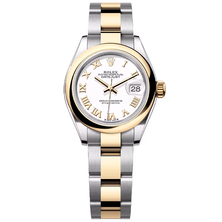 Rolex Datejust White Roman Dial