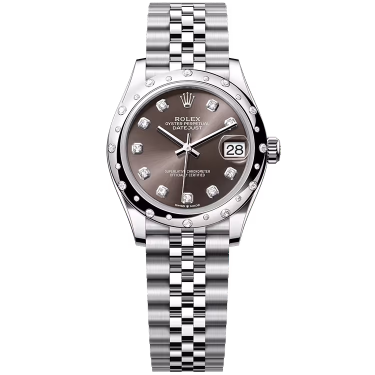 Rolex Datejust Rhodium Diamond Dial