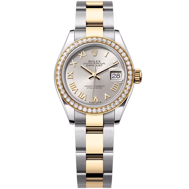 Rolex Datejust Silver Roman Dial