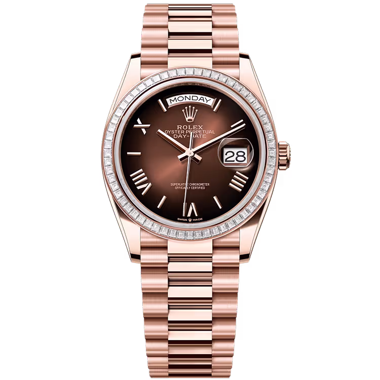 Rolex Day-Date Chocolate Roman Dial