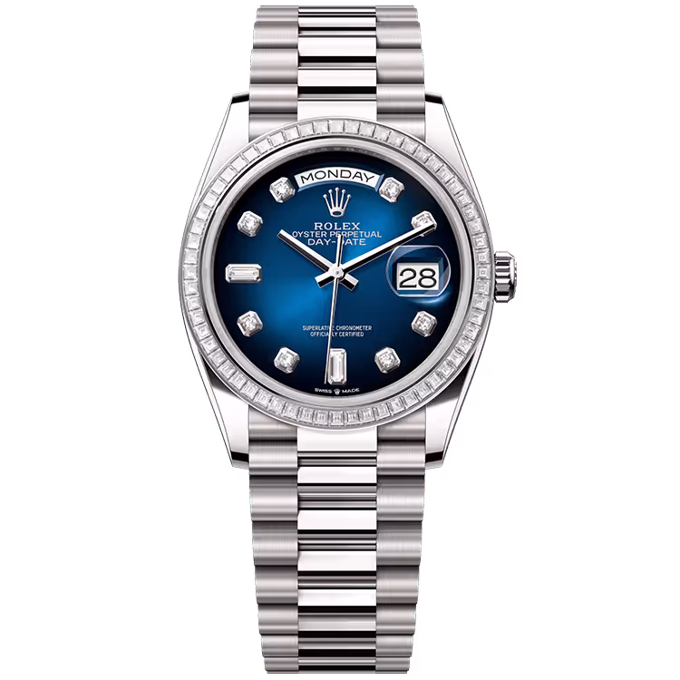 Rolex Day-Date Blue Ombre Diamond Dial