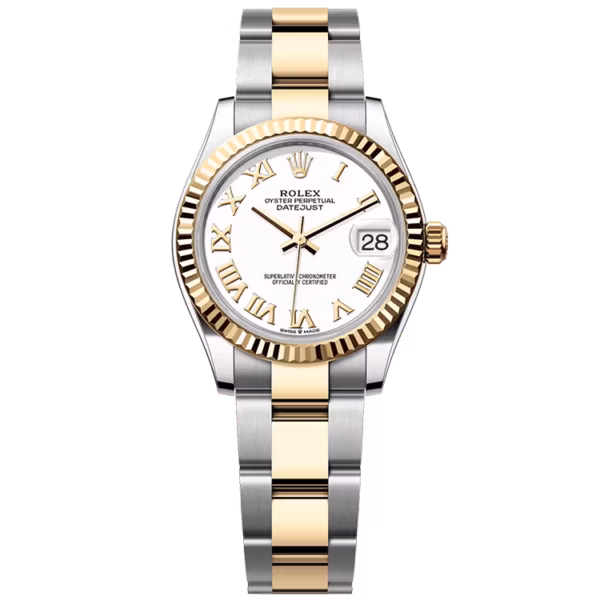 Rolex Datejust White Roman Dial